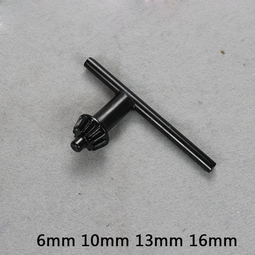 Electric Hand Drill Chuck Wrench Tool Part Drill Chuck Keys Applicable To 6mm 10mm 13mm 16mm Drill Chuck With Gum Cover