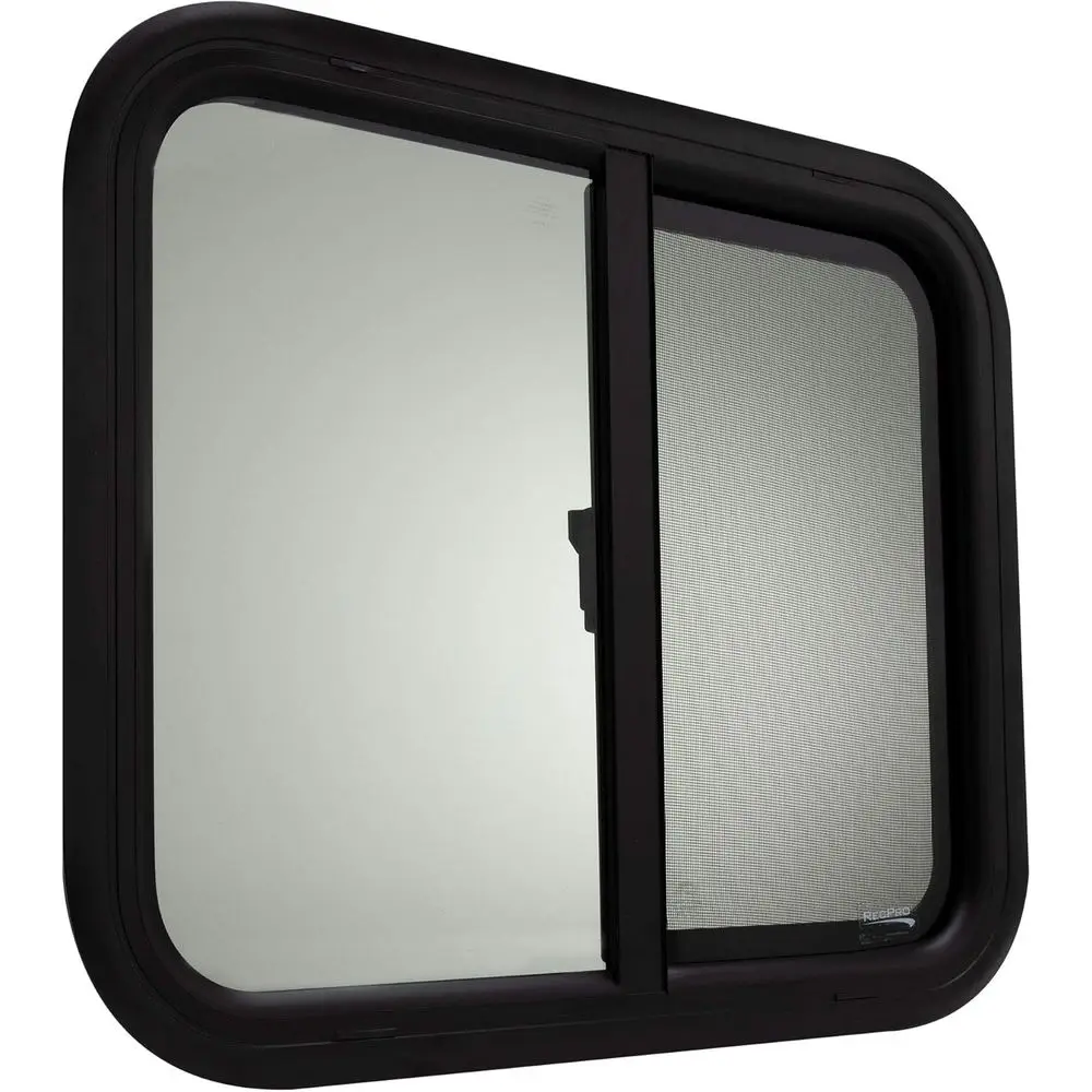 

Горизонтальное раздвижное окно для автодома Teardrop - 24 дюйма (Ш) x 20 дюймов (В), закаленное тонированное стекло с защитой от солнца, сделано в США