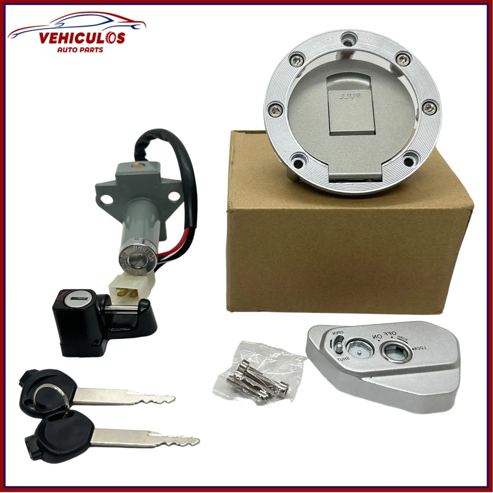 

VEHICULOS 1 Set Motorcycle Ignition Switch Lock & Latches Gas Key Set For Veloci Xeverus motorcycle accessories Dropshipping