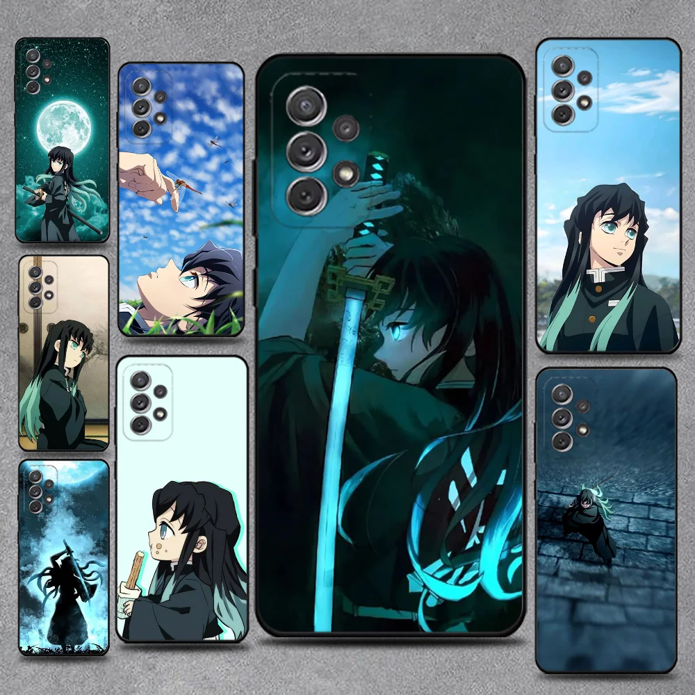

Demon Slayer Muichiro Tokito Phone Case For Samsung S25,S24,S21,S22,S23,S30,Ultra,S20,Plus,Fe,Lite,Note,10,9,5G Black Cover