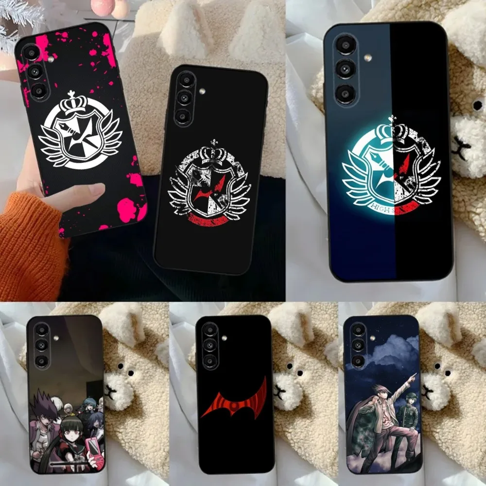 

D-Danganronpa Game Phone Case For Samsung S24,23,22,30,21,10,9,Ultra,Plus,Lite,FE,5G Black Soft Case