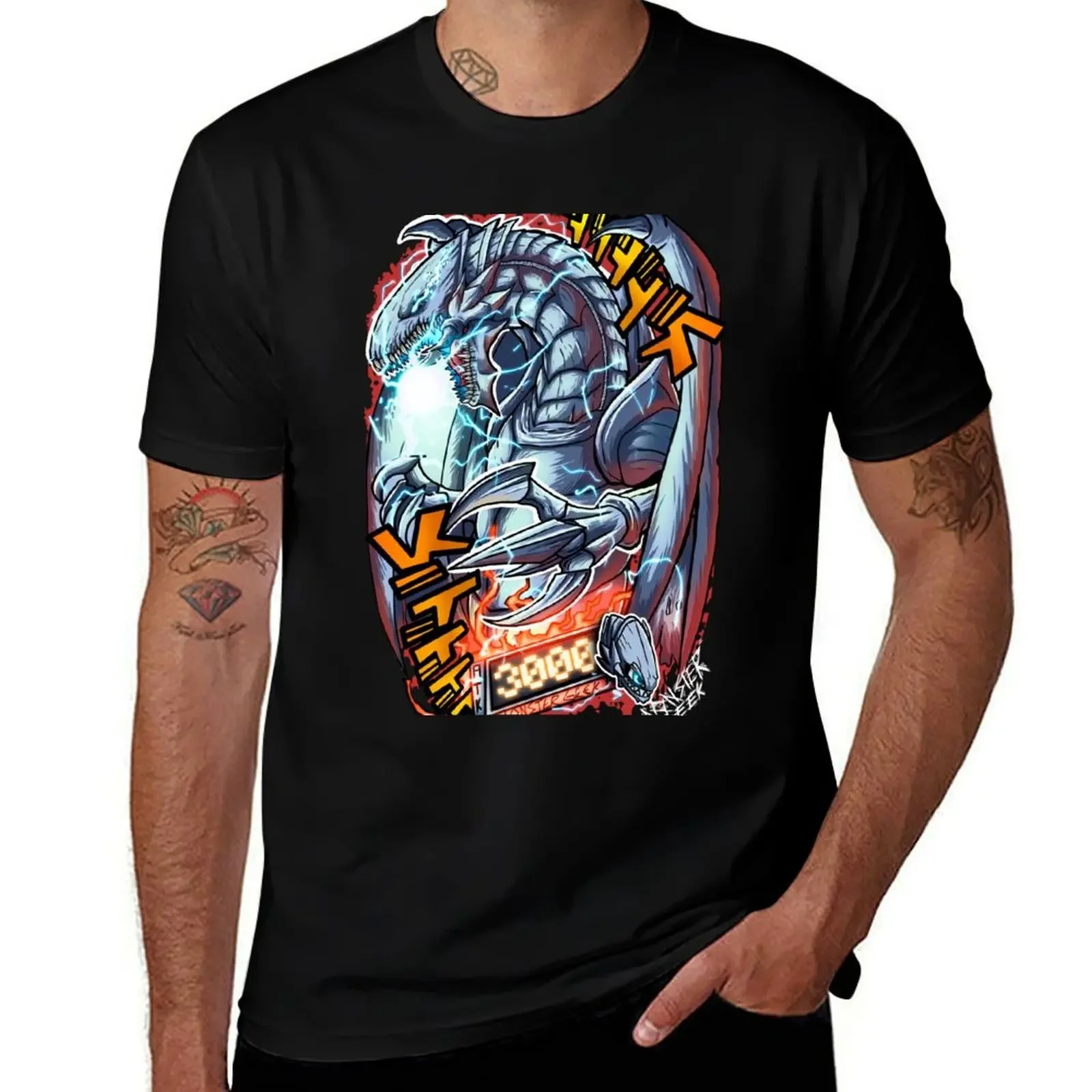 

Blue Eyes White Dragon T-Shirt Aesthetic clothing oversizeds croswit shirt man Men's t-shirt