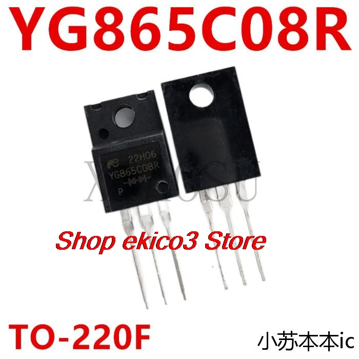 5pieces original Stock   YG865C08 YG865C08R 20A/80V  TO-220F