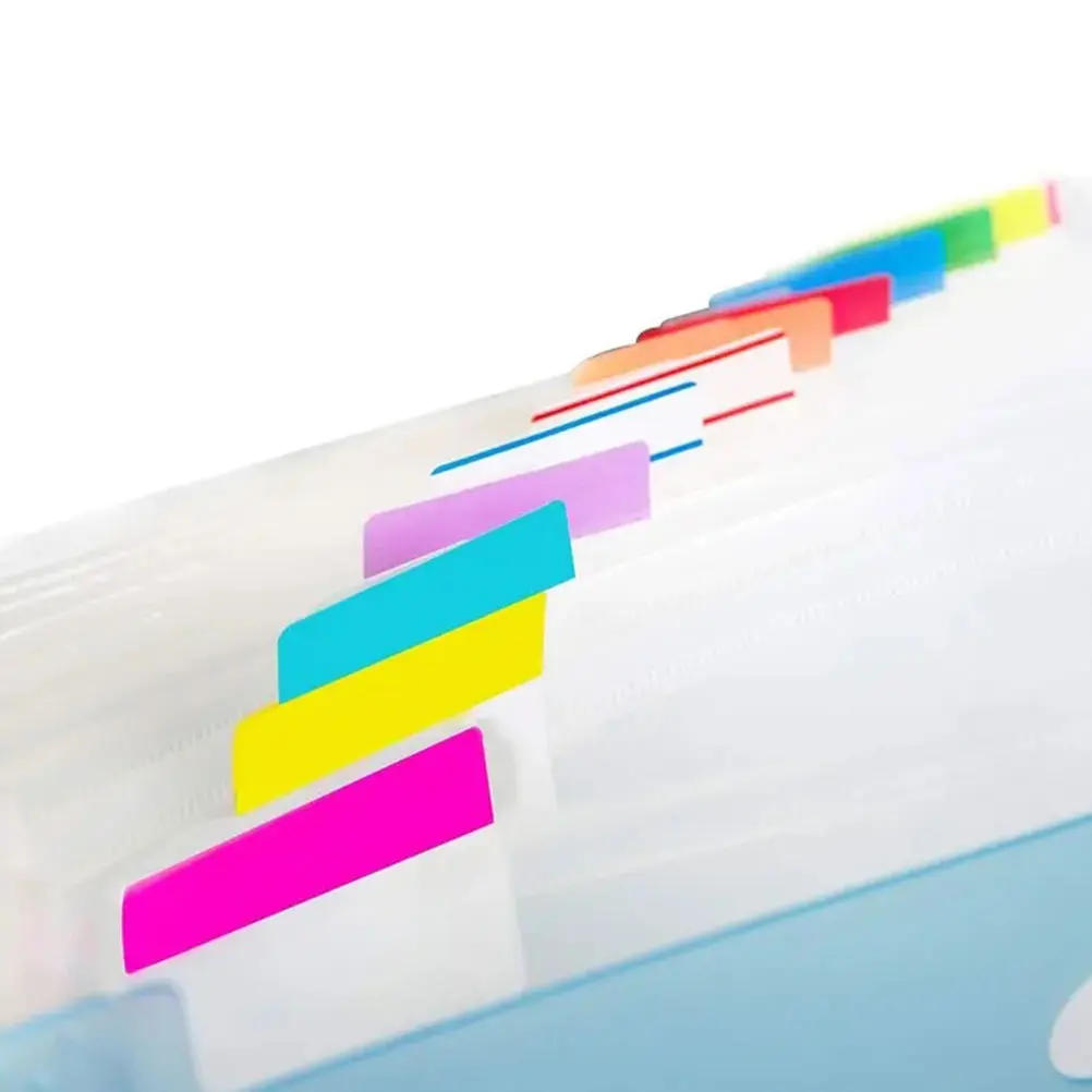

10 Waterproof Writable Semi Transparent Index Tabs Sticky Tabs for Books Notebooks Organizing Files Page Markers
