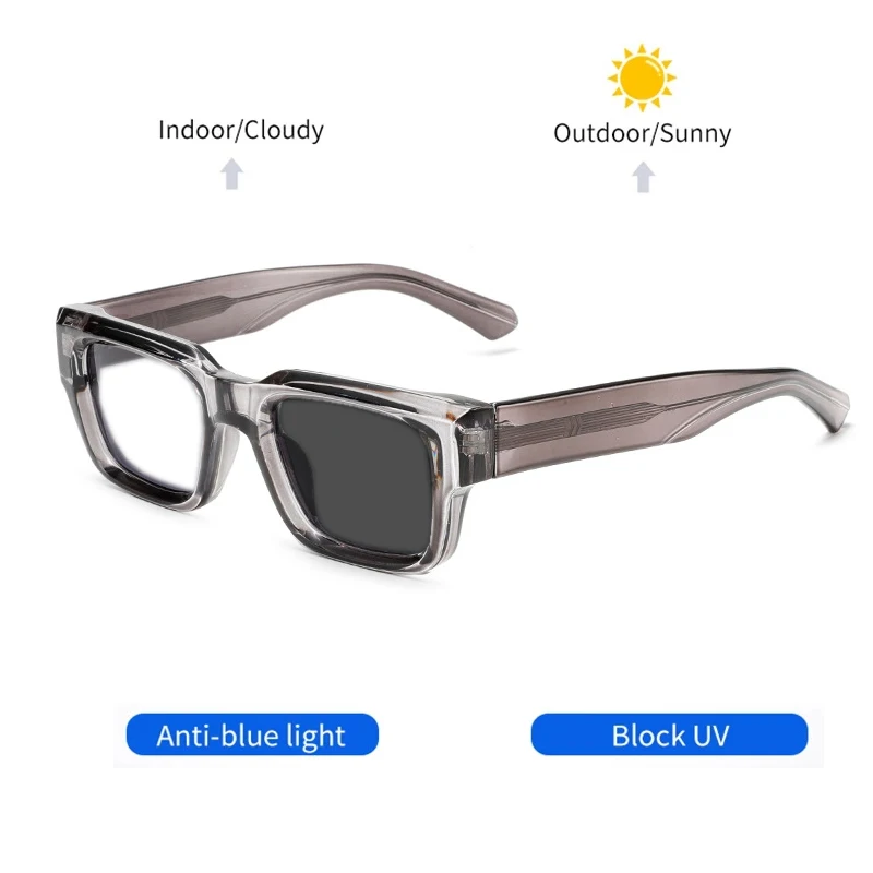 KOCOLIOR New  Luxury Acetate Fibre Fashion Glasses Vintage Brand Designer Blue Light Blocking Reading Glasses for Man and Woman