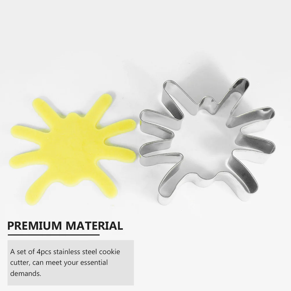 

Spider Biscuit Cutter Stainless Steel Cookie Mold Fondant Cutters Biscuits Halloween