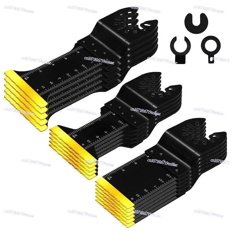 16Pcs Mixed Universal Treasure Saw Blade Set Bimetal Titanium Plated Cutting Iron Nails Aluminum Plate Iron Sheet Wear Resistant
