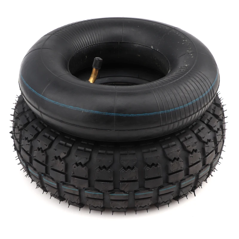 High Quality 3.50/410/350-4 Inner Tube Thickened Outer Tire 4.10-4 Suitable for Electric Scooters and Trolley Accessories