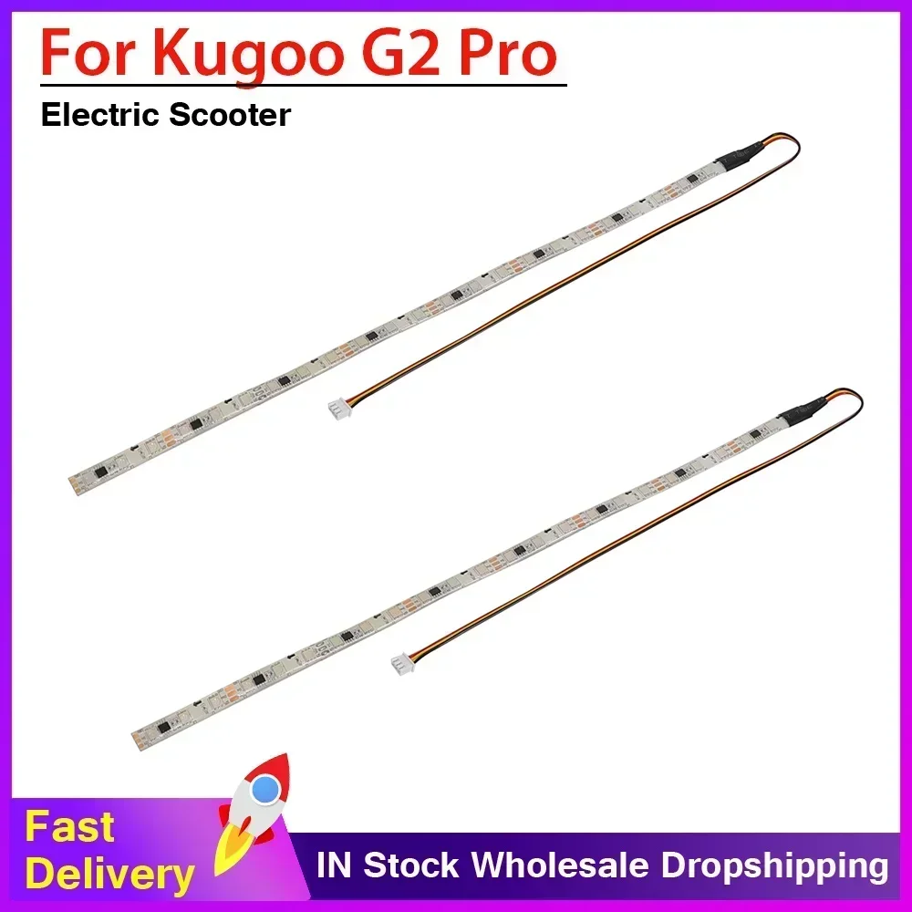 

2/4/10/20pcs Self Adhesive Left Right Side LED Light Strip for KUGOO G2 Pro Electric Scooter Replacement Accessories