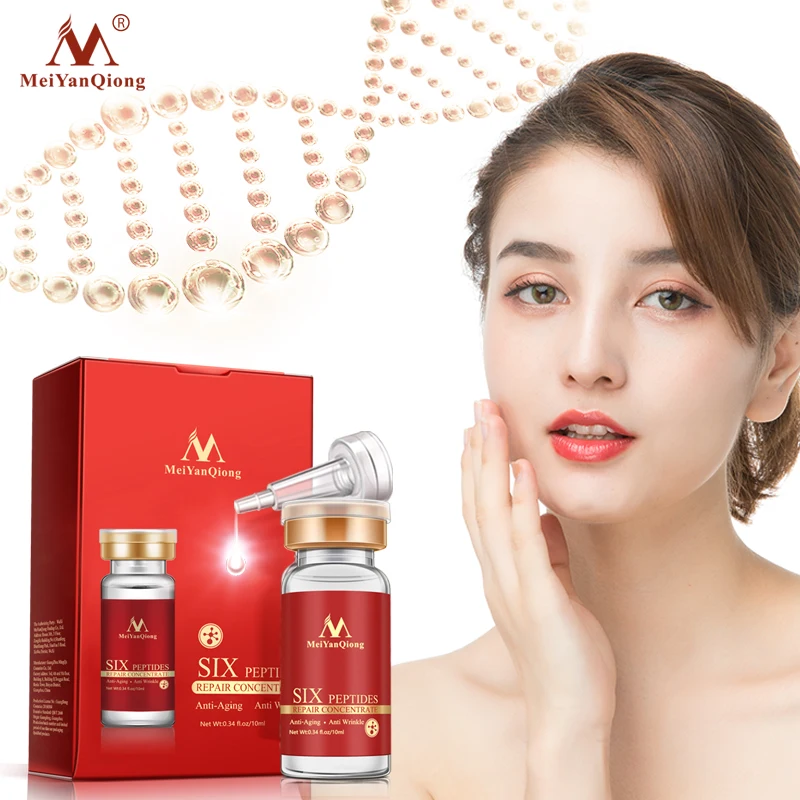 Six Peptides Repair Concentrate Anti-Aging Anti Wrinkle Nourishing Hydrating Firm skin Delay ageing Serum For Face Skin Care