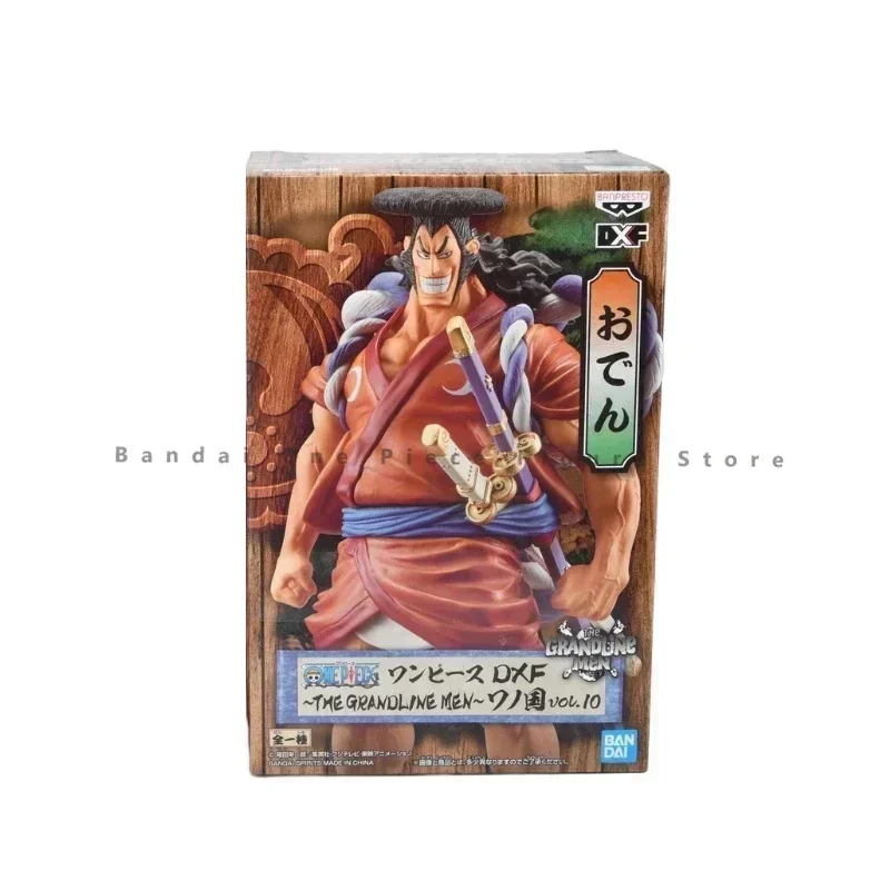 W magazynie oryginalny Bandai DXF BANPRESTO One Piece Wano Kuni Kozuki Oden figurka animacja zabawka prezent Model kolekcjonerski Hobby