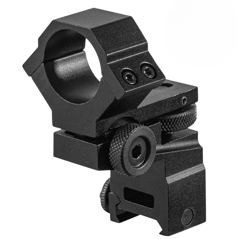 

Elevation Windage Adjustable Rifle Scope Mounts Rail 20mm Fixed 30mm Rings Mount with 25.4mm Gasket Flashlight Tube Clip Bracket
