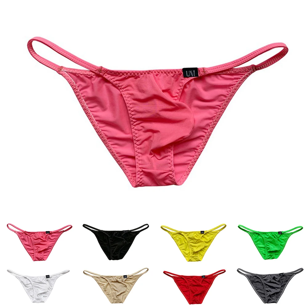 

Sexy Mens Mesh Low Rise Bikini Thong G-string Low Waist Briefs Man Breathable Underwear Ultra-Thin Panties Elastic Knickers