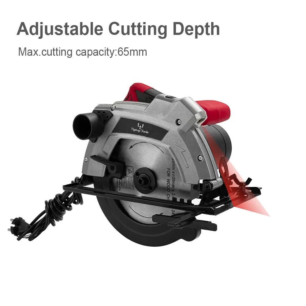 Wired Circular Saw Corded Electric Circular Saw for Woodworking China Hot Sale 110 220 Volt Portable 1400w 7 Inch DIY Null 1500W