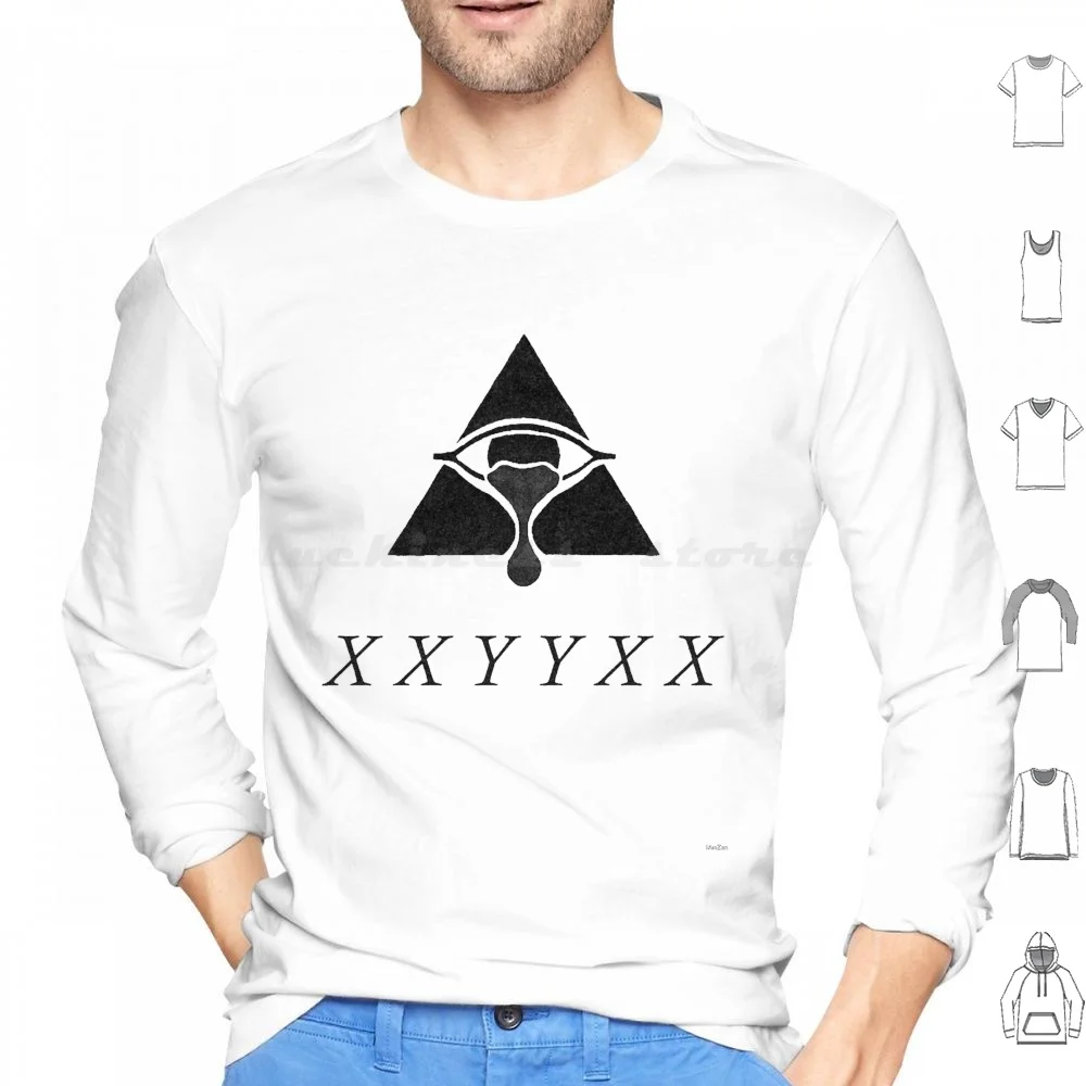 Xxyyxx Hoodies Long Sleeve Xxyyxx Everett Bandcamp Band Camp Usher 5 V Logo