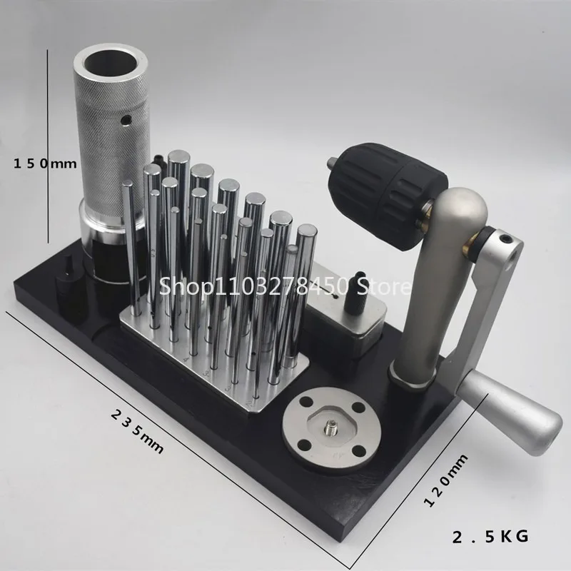 Stainless Steel Wire Drawing Device Small round Tube Wire Turnbuckle Hand Manual Coil Bobbin Winder Jewelry Collar Tool