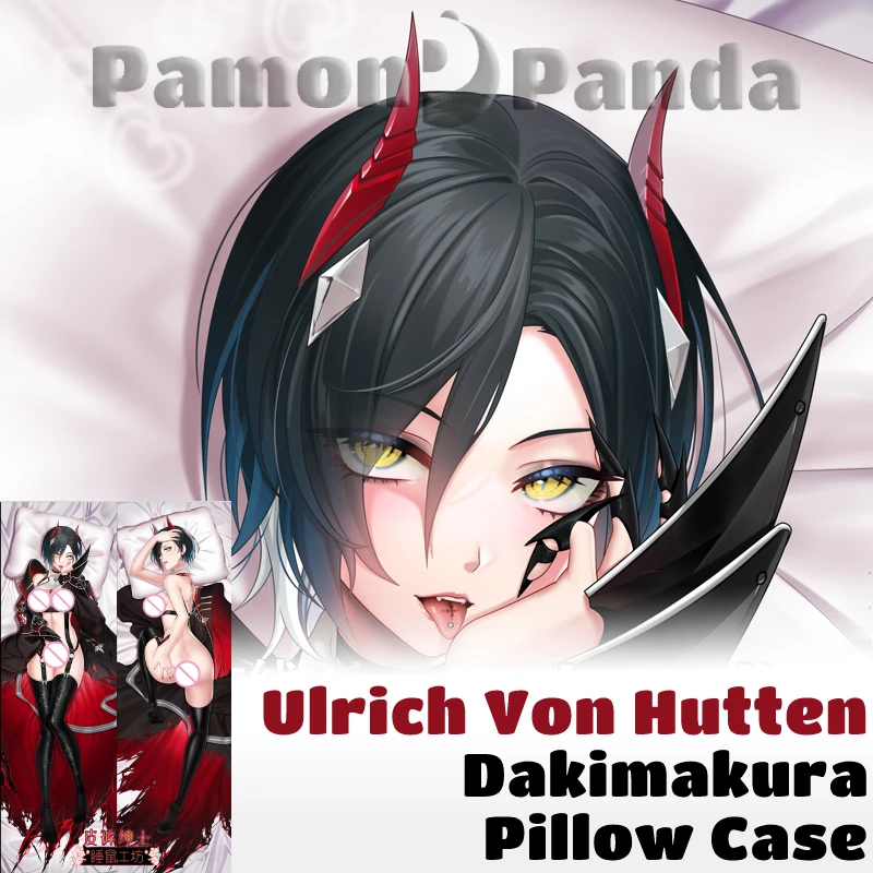 Ulrich Von Hutten Dakimakura Game Azur Lane Pillow Cover Hugging Pillow Case Full Body Otaku Pillowcase Home Bedding Decor Gift