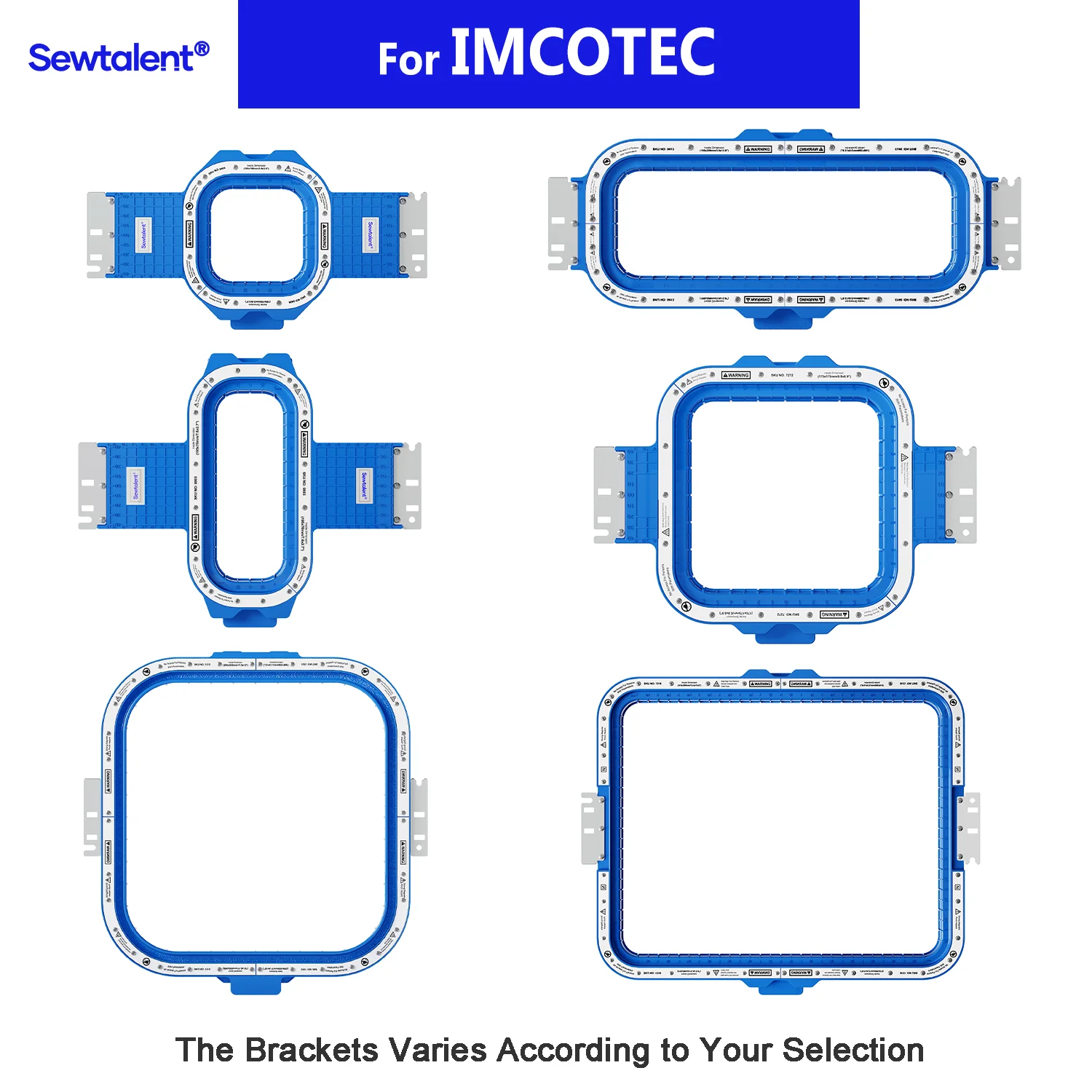 IMCOTEC Halo100 Halo-X FT-1501/1502/1503/1504 Embroidery Machine with Sewtalent Magnetic Mighty Hoop Embroidery Hoop HoopMaster