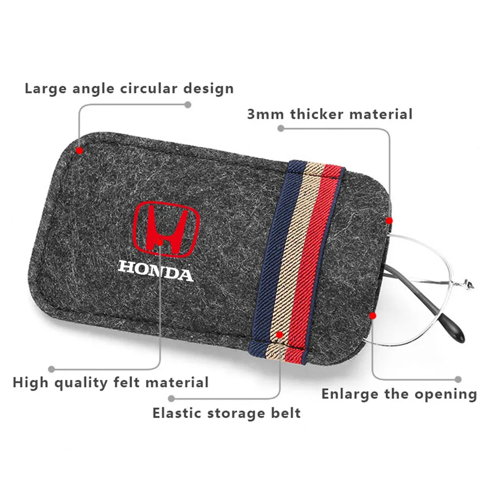 سيارة Stying شعار النظارات الشمسية المنظم حقيبة النظارات الداخلية تنظيم حامل لهوندا موجين إلهام XR-V CR-V UR-V CR-Z صالح نوع R