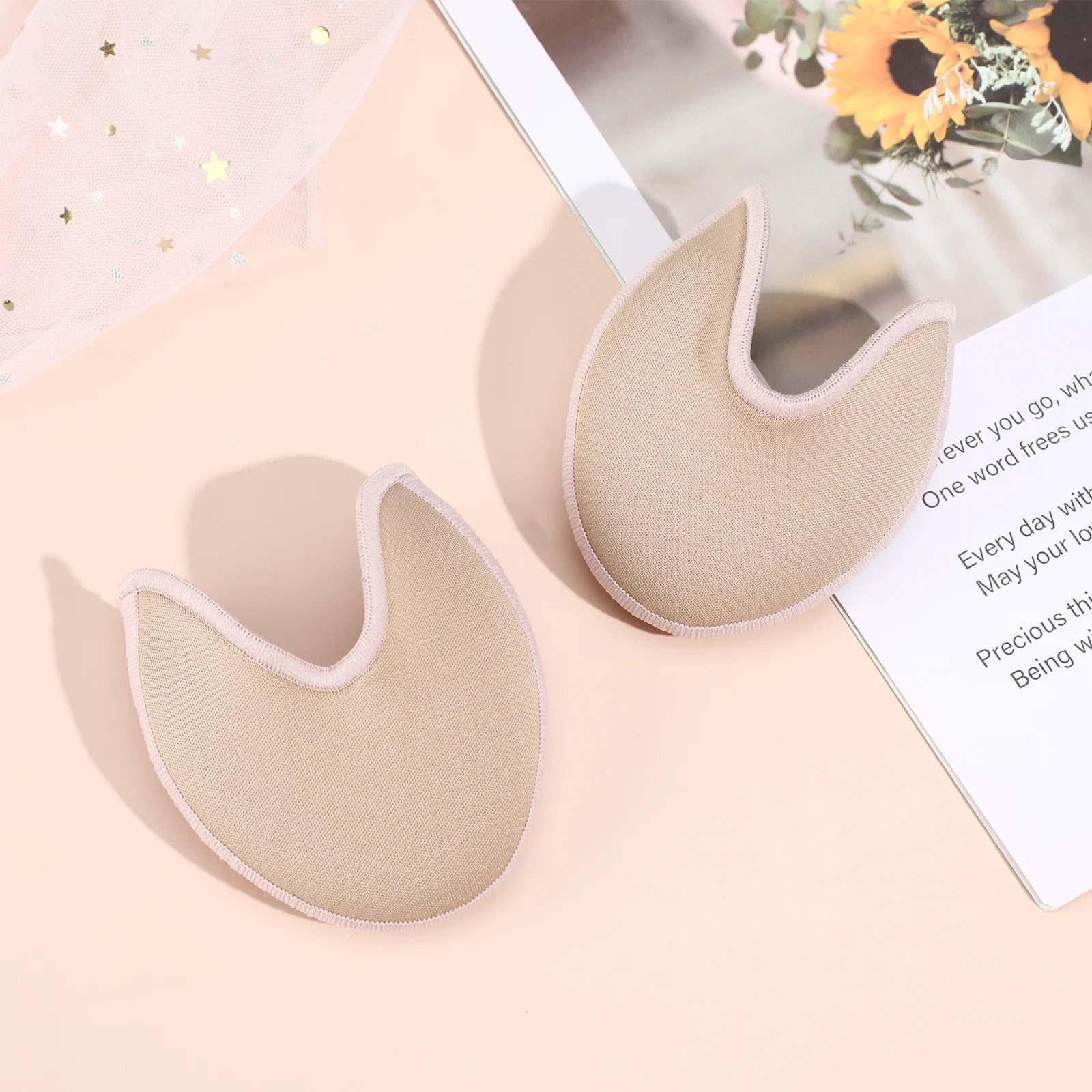 

SEBS Toe Dance Protectors Insoles High Flexibility Fit Various Sizes Ease Pressure Ballet Casual Soft Women Pads Foot Care Tools