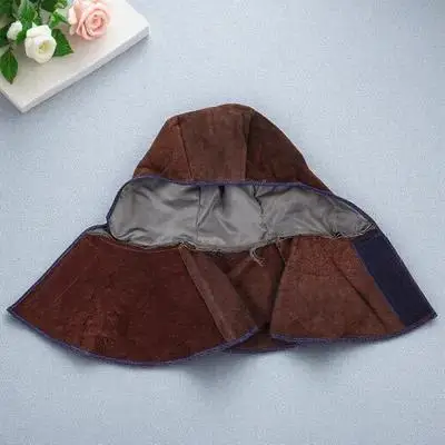 

Welding Hood Heavy Duty Protective Cap for Men Women Heat Resistant Professional Welder Hat with Shoulder Cover