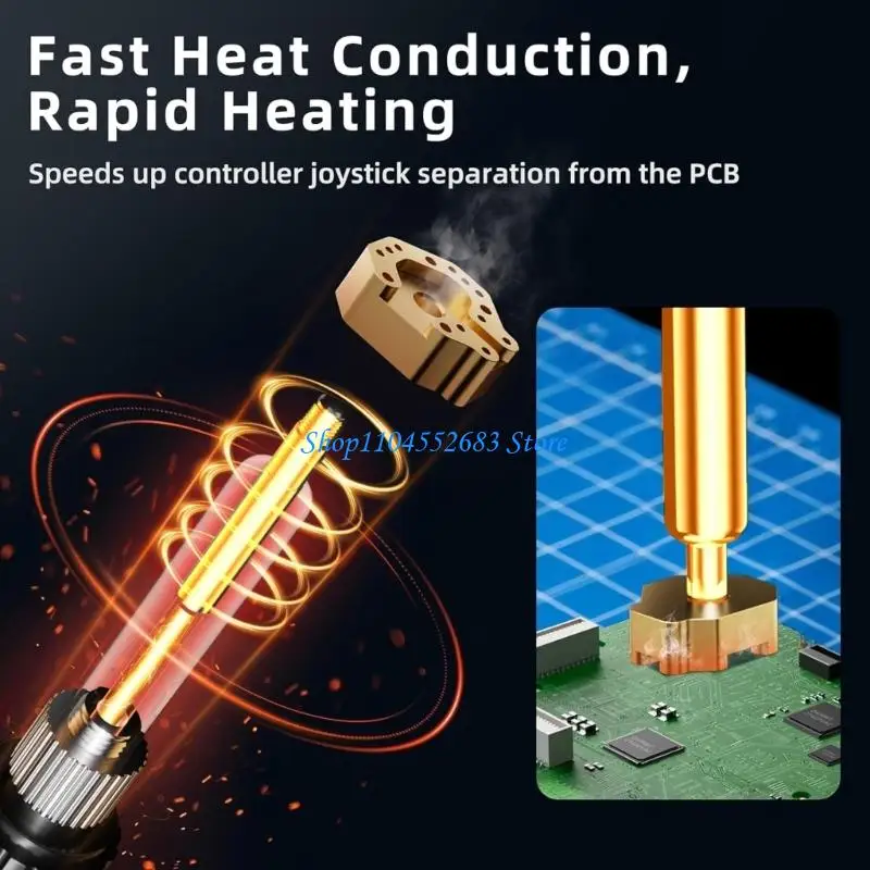 Y6GD Joystick Soldering Iron Tip with Adapter For Game Controller Joystick Repair