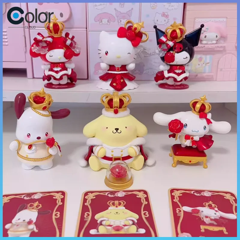 

New Genuine Toptoy Sanrio Family Rose Night Series Blind Box Trendy Toys Figurines Desktop Ornaments Collectibles And Gifts