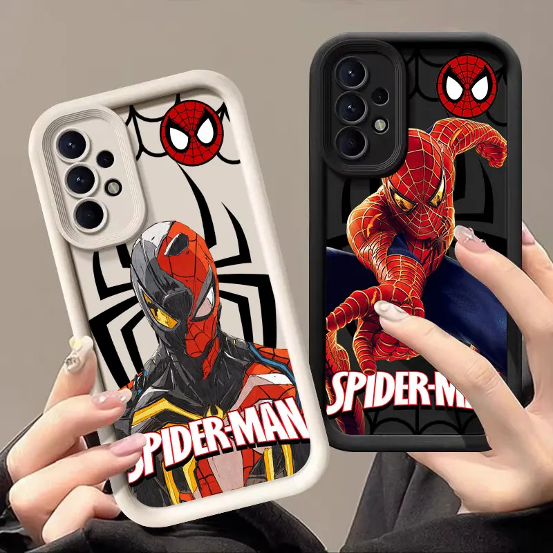 

SPIDER-MAN Case Marvel For Samsung Galaxy A57 A56 A37 A36 A17 A07 A26 A16 A06 A55 A52 A14 A73 A34 Spderman Soft Protective Cover
