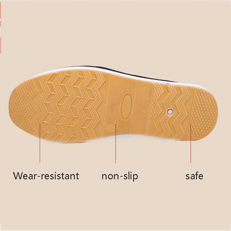 Casual breathable cloth shoes men and women military uniforms spring and autumn work shoes tendon non-slip soles shoes