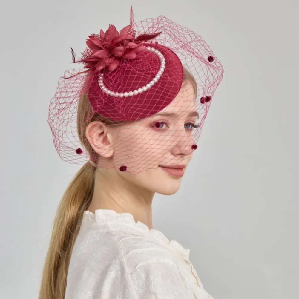 chapeau-haut-de-forme-en-fil-de-coton-accessoire-de-cheveux-avec-fausses-perles-plume-fleur-et-voile-coiffe-de-danse-elegante-fascinator-a-la-mode