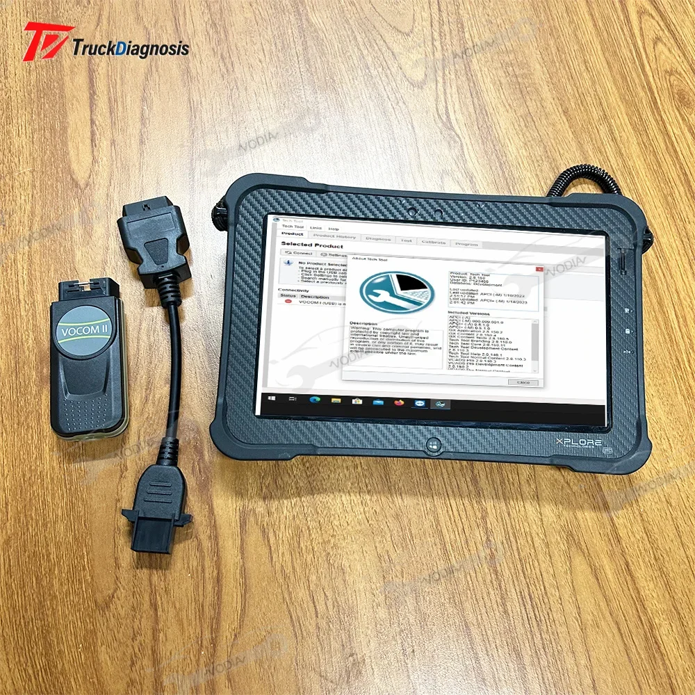 

for VOCOM II Mini 88894200 WIFI Truck Bus Excavator Loader Diagnostic tool with Xplore tablet