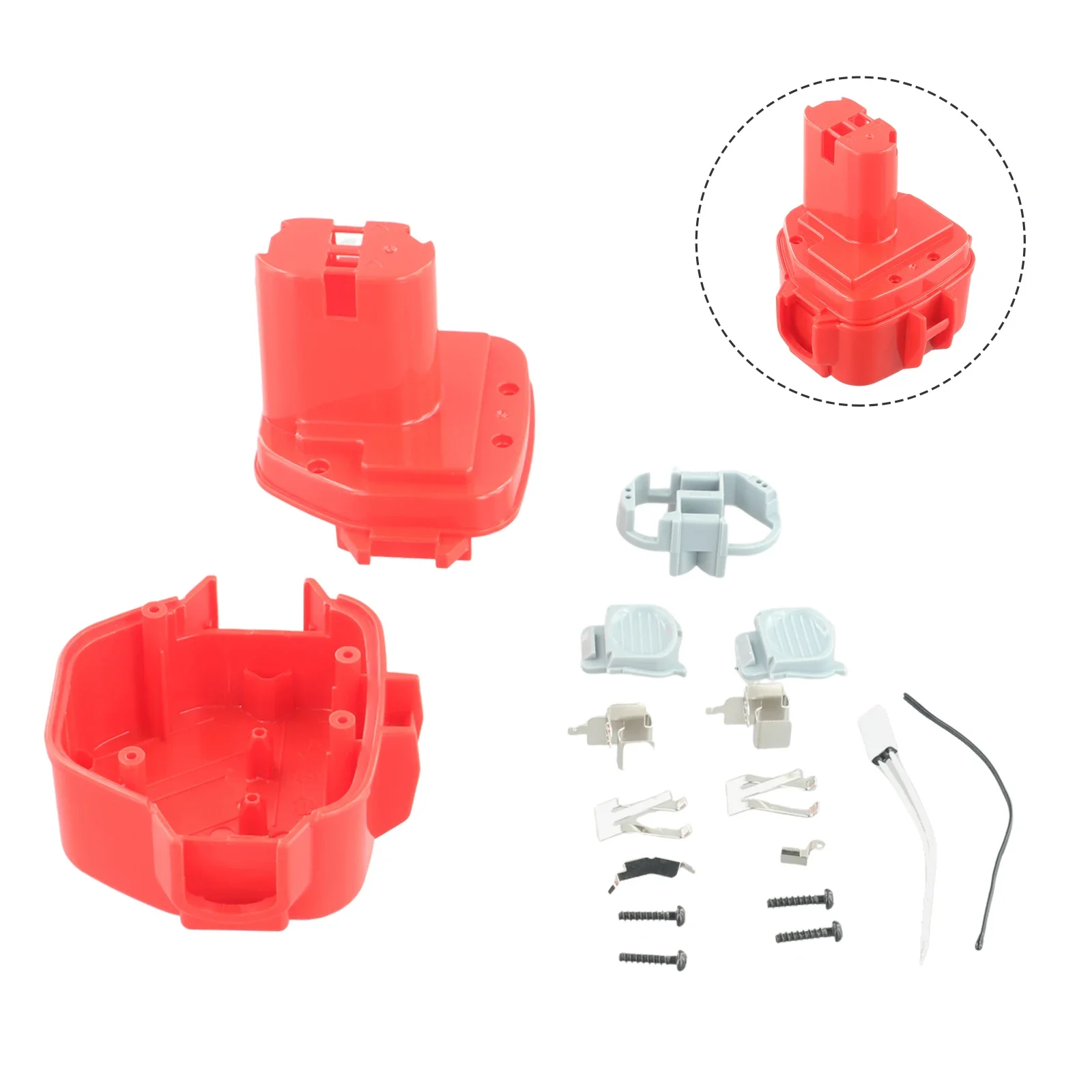 

Электрическая дрель NI-CD Пластиковый корпус NI-CD NI-MH Батарея 1233SA 1233SB Аксессуары Коробка для хранения батарей Крышка Запчасти