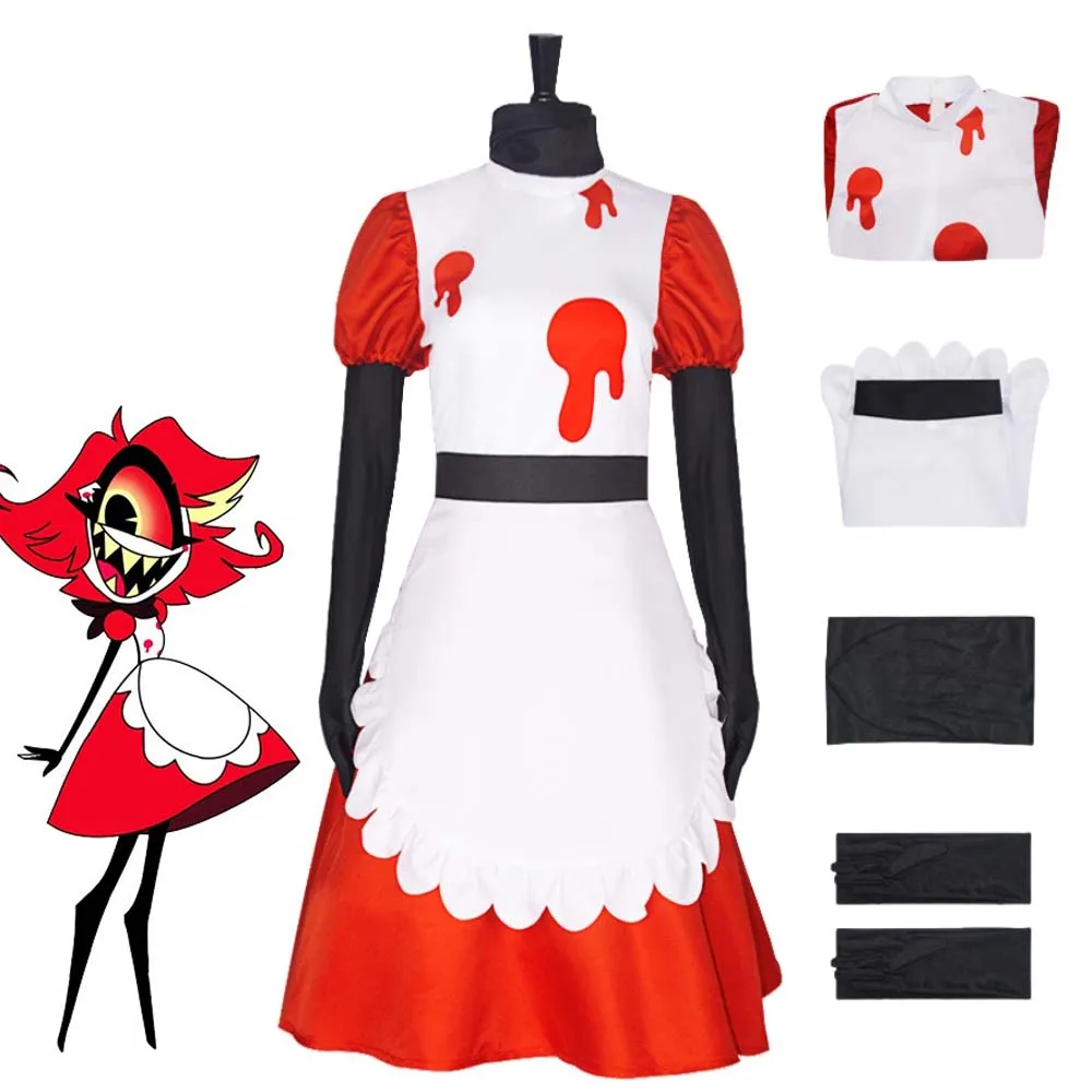 

Niffty аниме Hazbin Niff Devil Hotel Косплей Костюм женский для косплея Хэллоуин