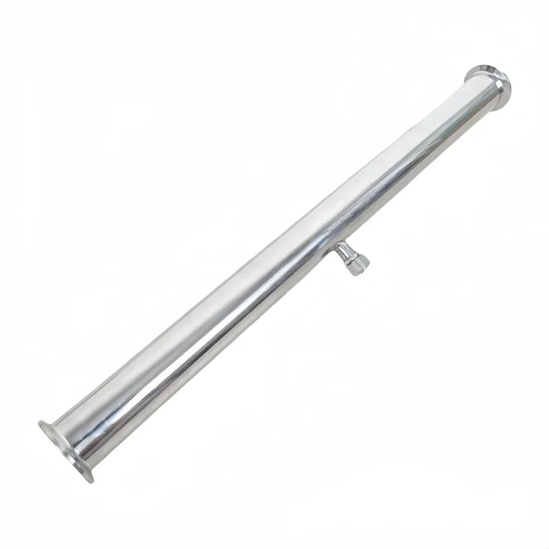 

1,5-дюймовая фланцевая труба диаметром 50,5 мм с тройным зажимом и фиксированным ниппелем для сварки, H-20 дюйма (500 мм), фитинг для соединительной трубы с тройным зажимом, SS304