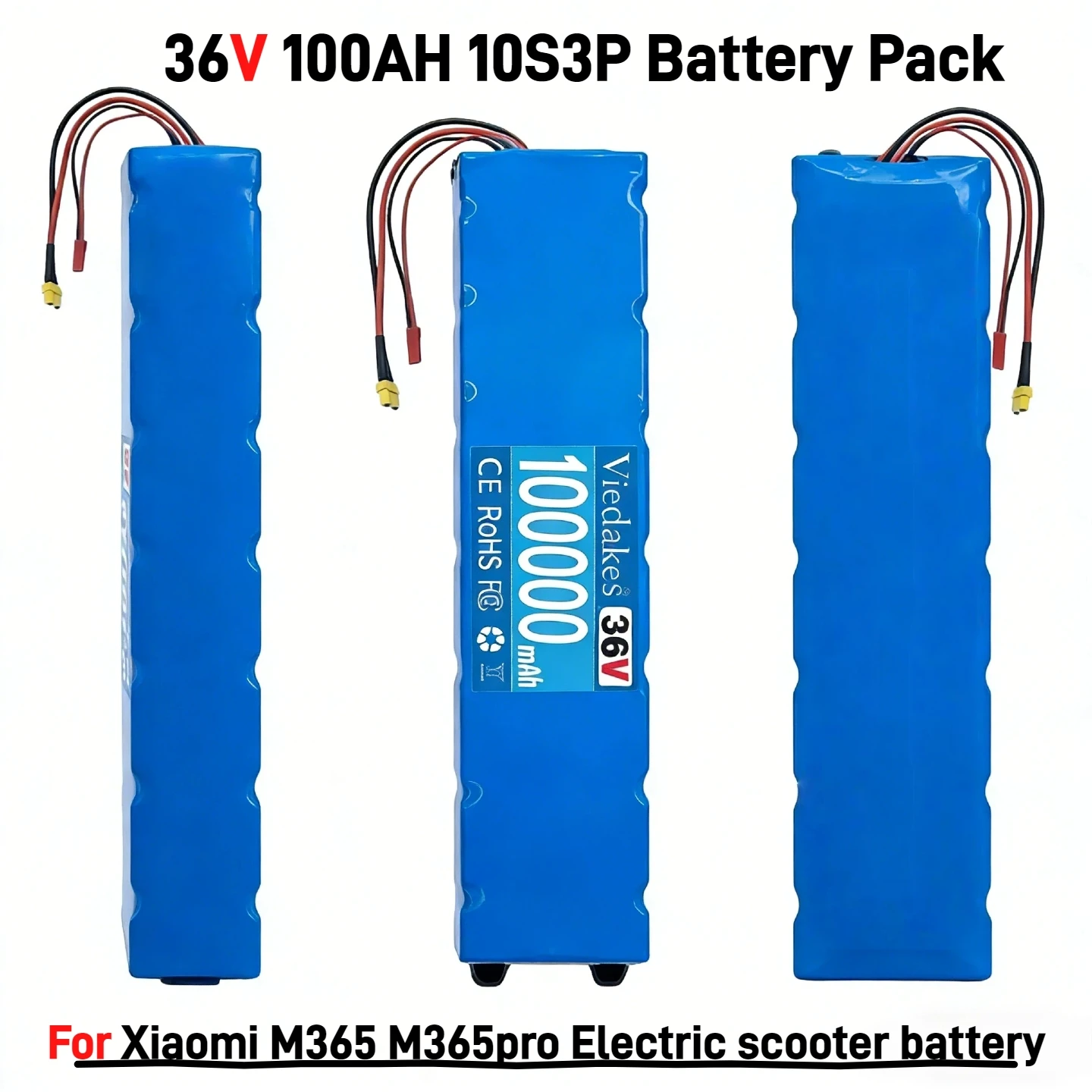 

Высококачественная аккумуляторная батарея 10s3p 36В 100Ач 18650 для электросамоката Xiaomi M365/M365 Pro, с зарядным устройством +42В