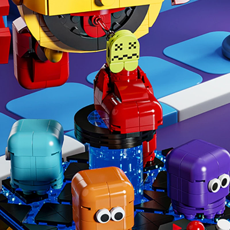 935 Uds juego hombre juguetes de bloques de construcción adornos de escritorio DIY montaje ladrillos modelo Ideal regalos de cumpleaños de Navidad para niños adultos