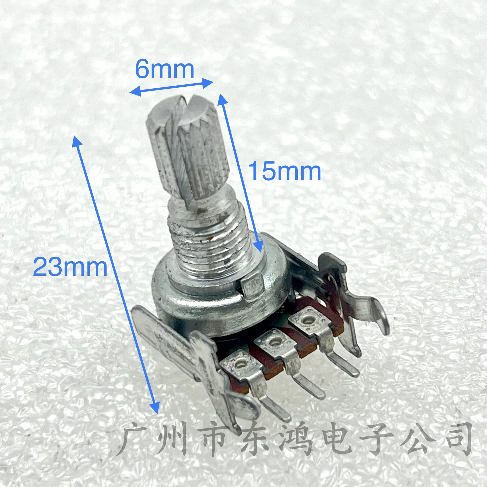 1 PCS Taiwan ALPHA 12 power amplifier active pre-volume adjustment rotary potentiometer A100K axis length 15mm