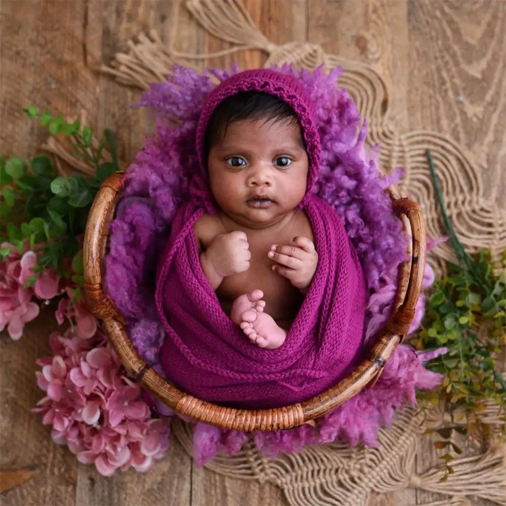 신생아 사진 촬영 바구니 빈티지 수제 바구니 남아 또는 여아 아기 사진 촬영 소품 아기 의자 가구 스튜디오 액세서리