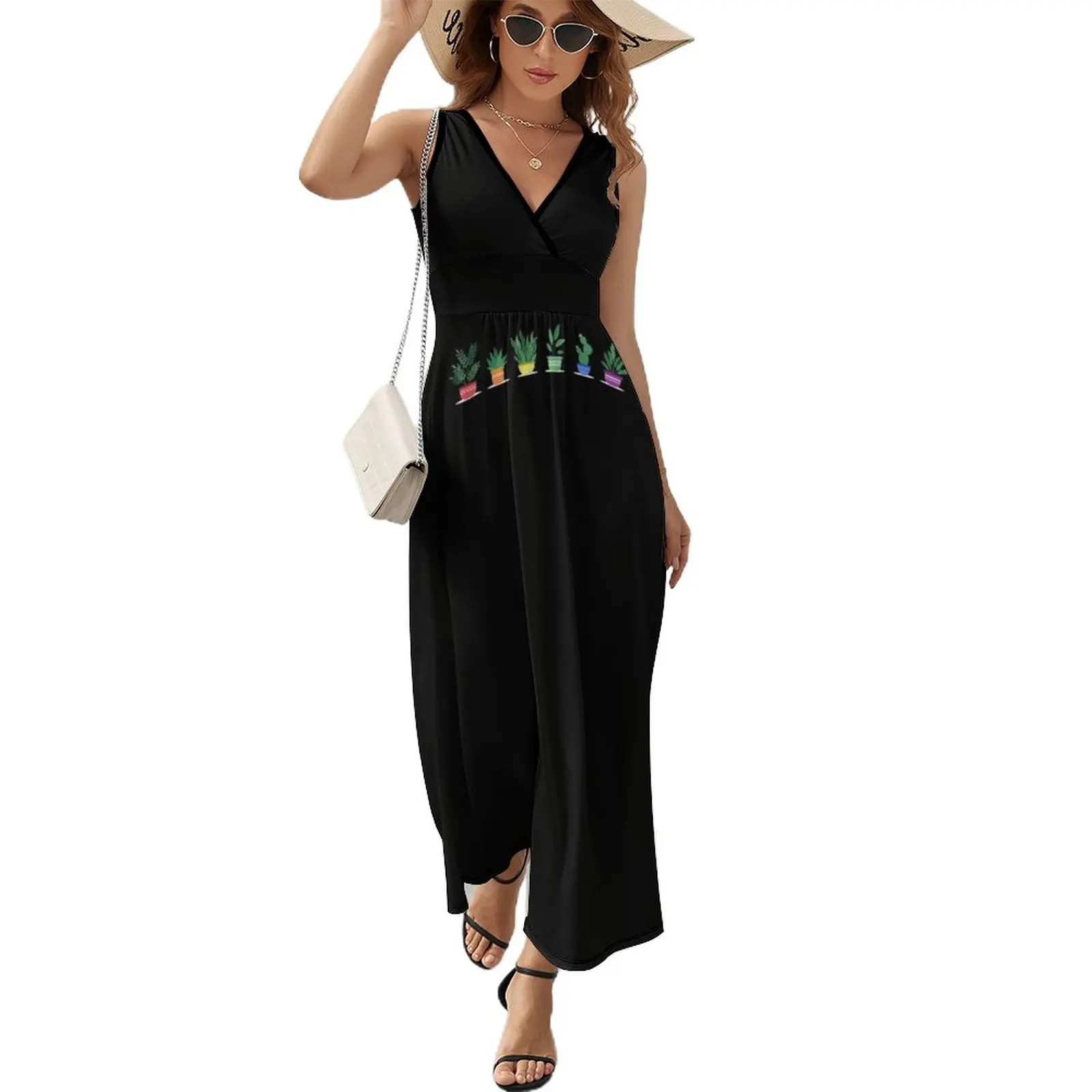 LGBT Funny Plant Gardener Gardening LGBT Gay Trans Pride Sleeveless Dress clothing women summer 2024 dress women summer 2024
