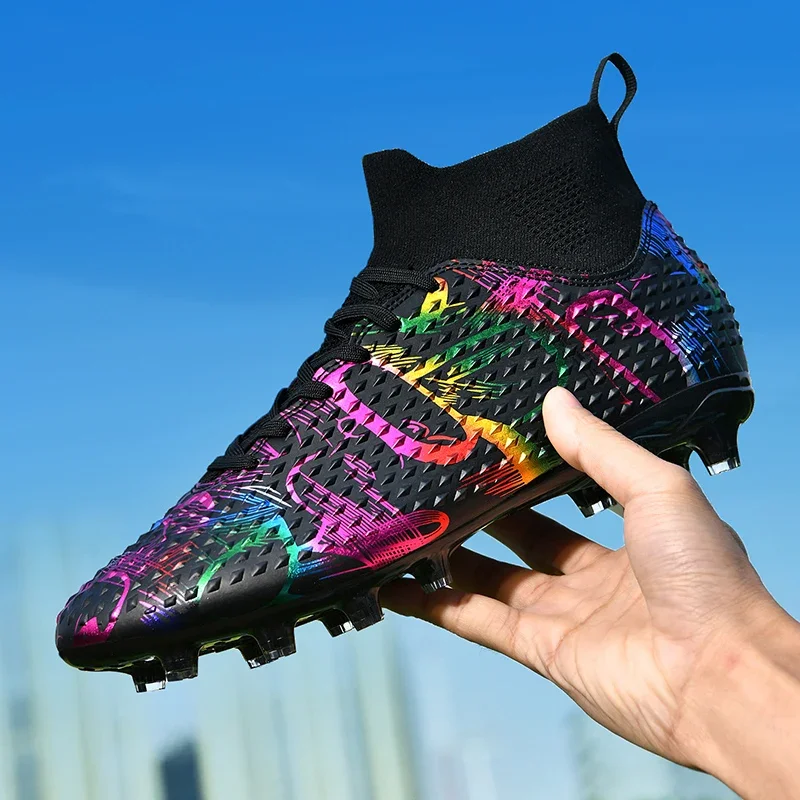 

Men Football Boots Professsional Non-slip Soccer Shoes Women Cleats Soccer Sneakers Futsal Shoes