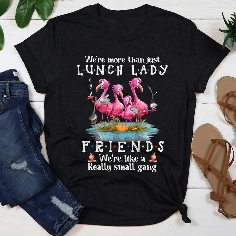 Lunch Lady Matching T-Shirt Crew Cafeteria Worker s