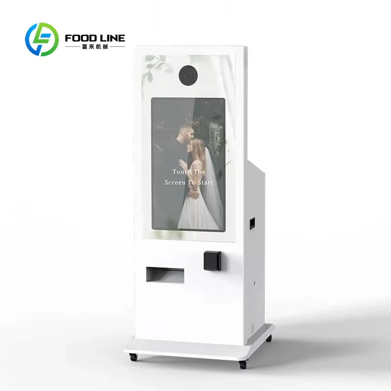 Custom made Digital Coin Operated Self Service Instant Photo Mirror Booth for Events