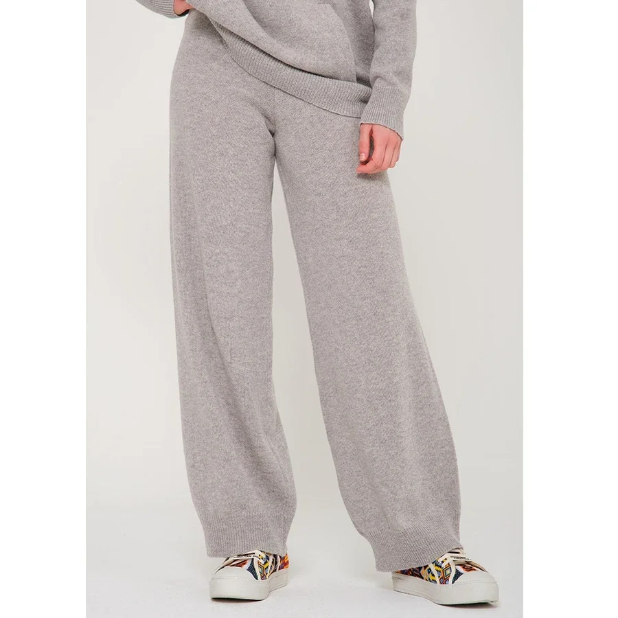 Femmes tricotées nouveau automne hiver pantalons décontractés Style de mode chaud