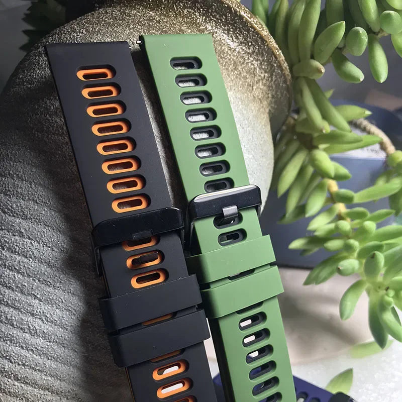 Silicone Straps For Samsung Galaxy Watch 7 Classic 46mm 43mm/4 classic 47mm 42mm Bracelet Galaxy 7 6 5 4 44mm 40mm Pro 45mm Band