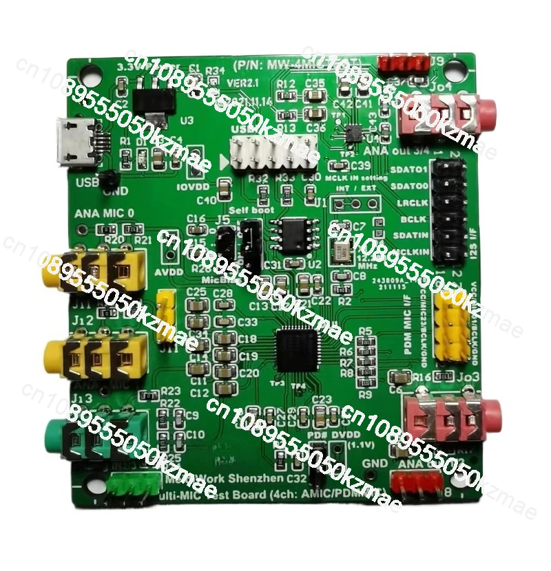 

Подходит для платы разработки ADAU1772/1777, тестовая плата MIC PDM для I2S.