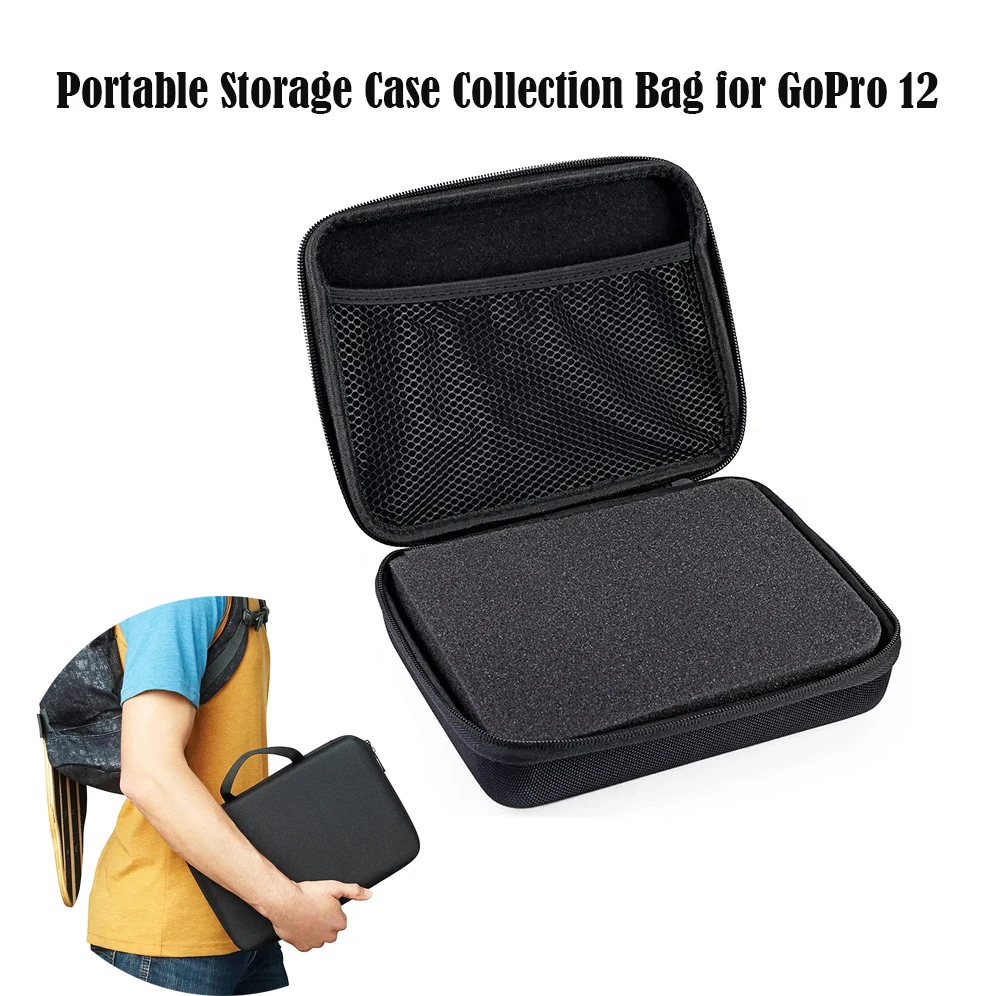 Étui de rangement portable pour caméra d'action Insta360 Zantage, sac de collection pour GoPro fore13, 12, 11, Dji Action 4, accessoire d'appareil photo