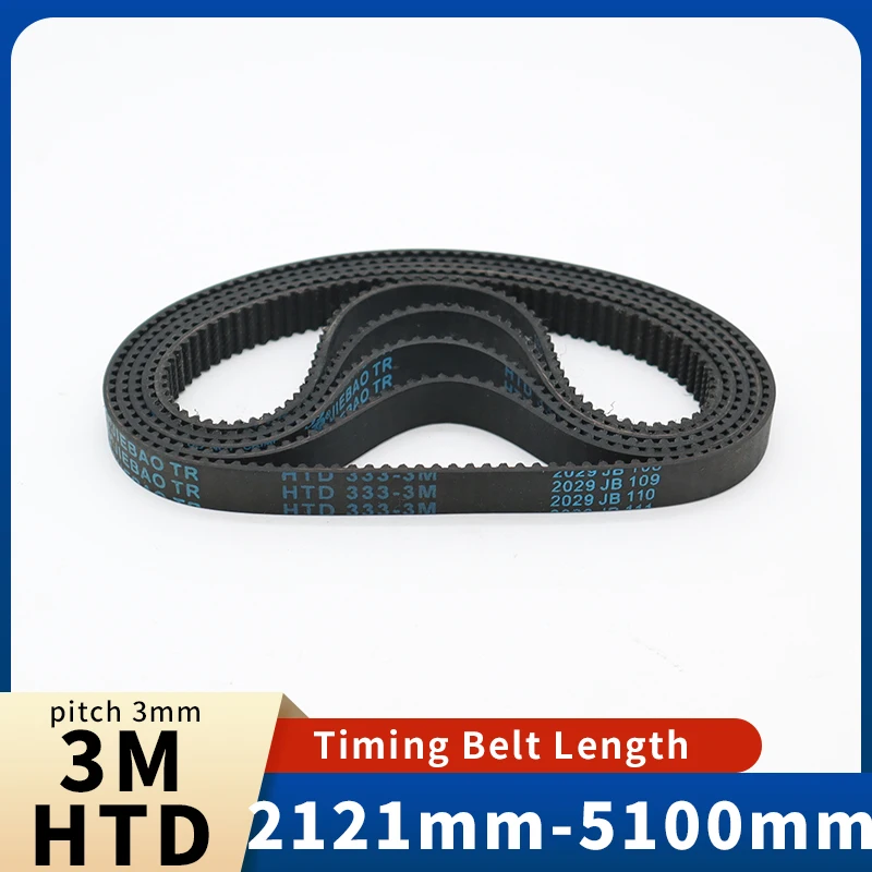 

HTD3M Tming Belt Length 2121 2190 2349 2388 2460 3000 3225 3390 3600 4020 4284 4317 4698 5100 HTD 3M Tming Belt 3M Pulley Belts