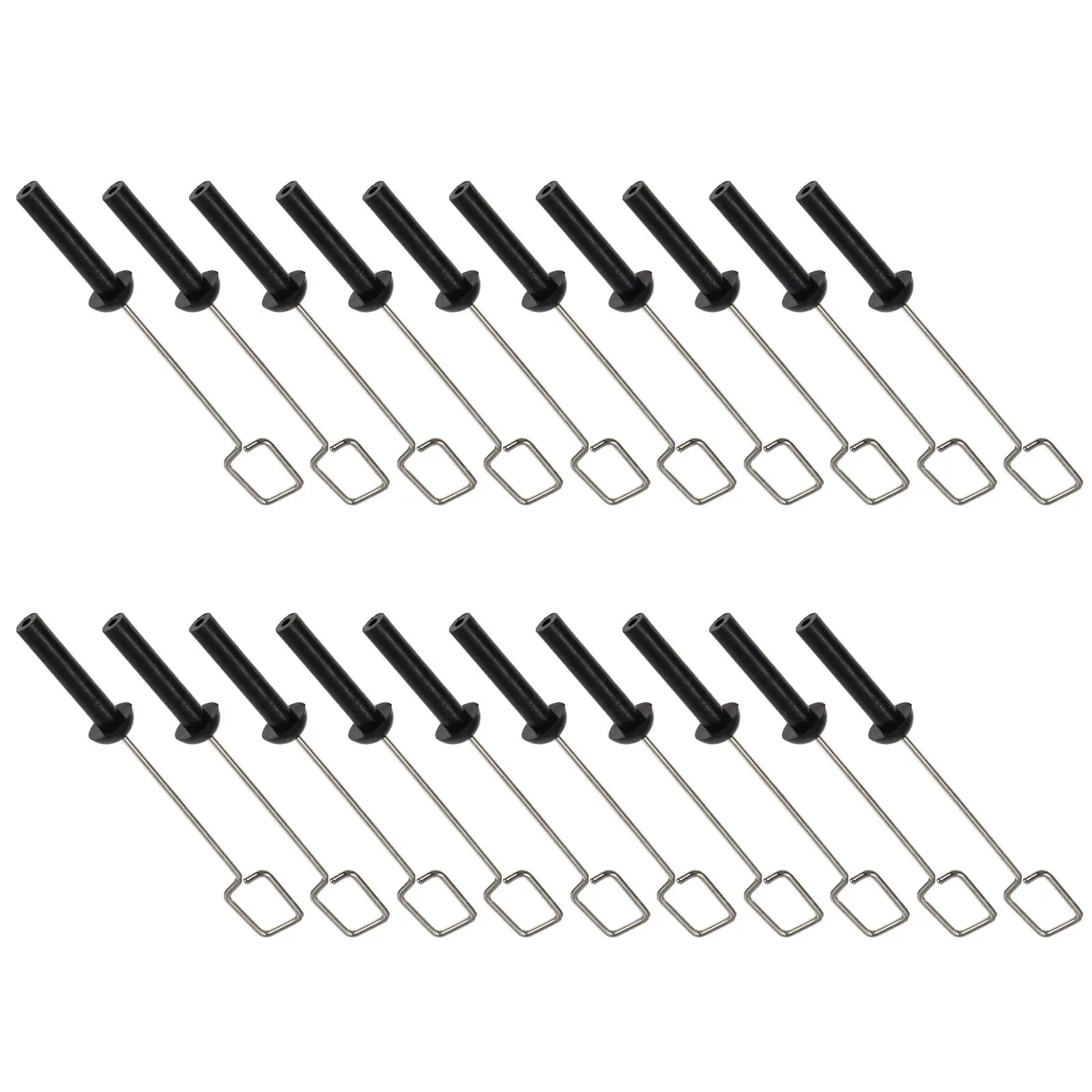 20Pcs Pigment Mixer Head Replacement High Performance Stainless Steel Pigment Stirrer Head for Ink Paints Makeup Liquid