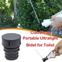 New CuloClean Toilet Bidet Ultralight ABS Bidet Sprayer Portable Travel Bidet Cap Compatible with Every Bottle