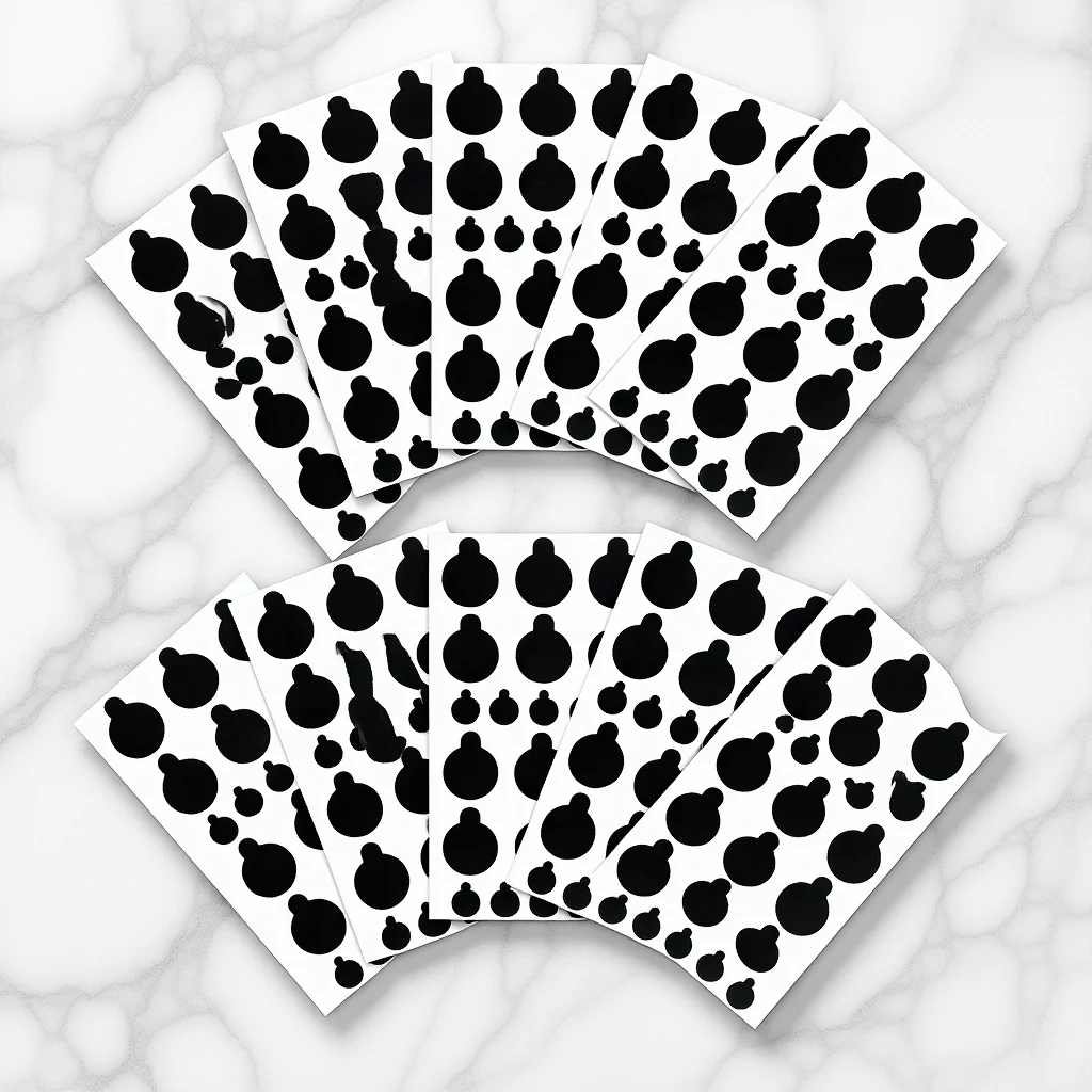 

10 Sheets Camera Blackout Stickers Self Adhesive Shading Covers for Laptops Routers Tvs Privacy Protection Dimming Stickers